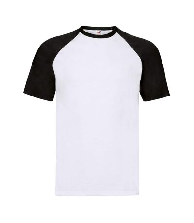 Fruit of the Loom - T-shirt - Adulte (Blanc / Noir) - UTRW10174