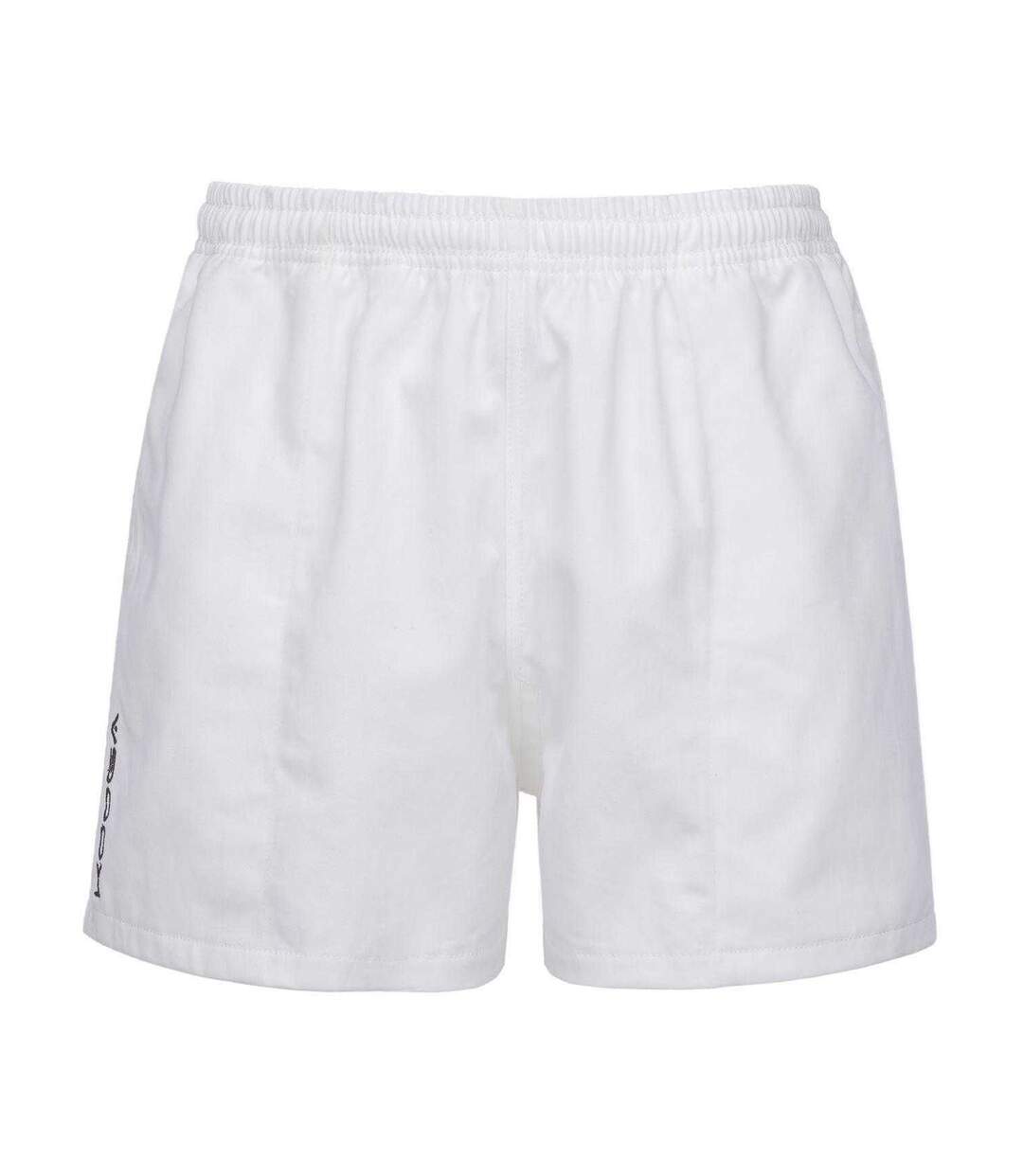 Short De Rugby Adulte Blanc KooGa-1