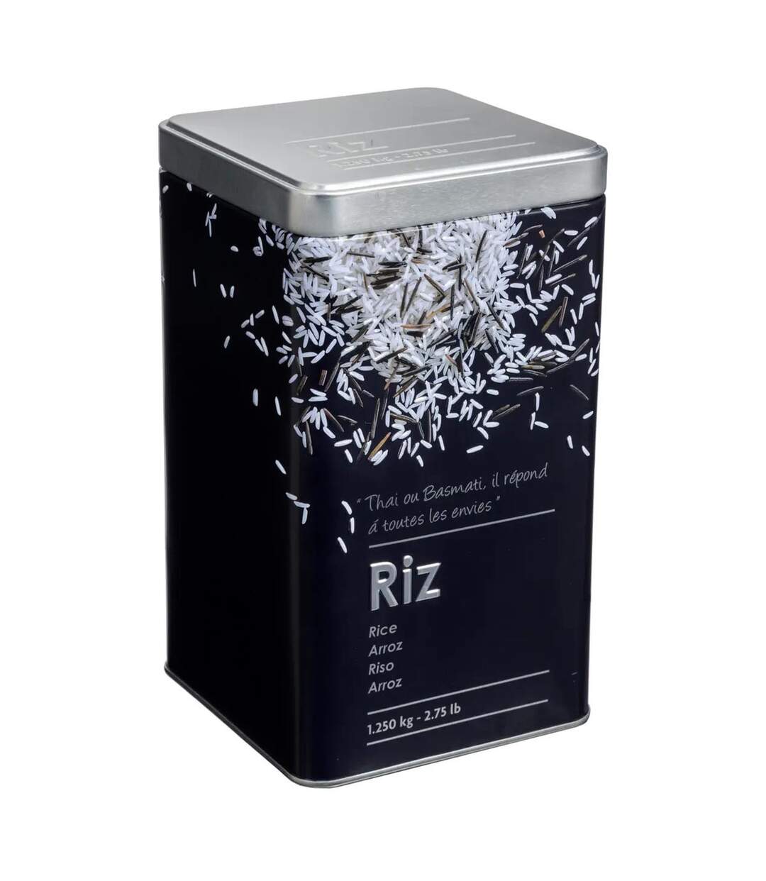Boîte à Riz Relief II 18cm Noir-1
