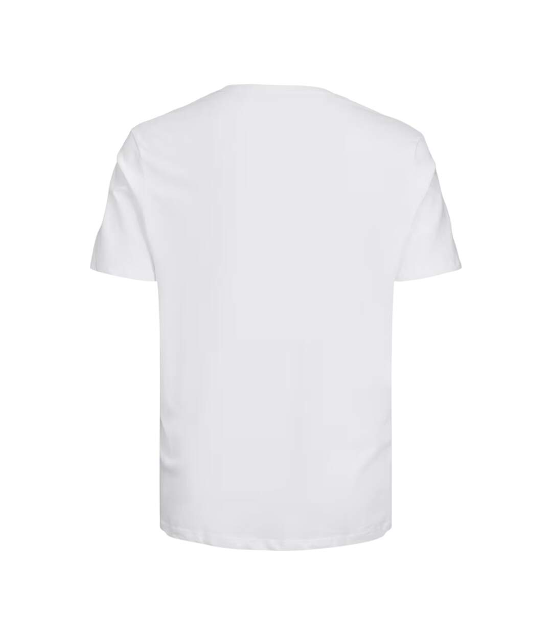 T-shirt Manches Courtes Motif/style Logo Homme Blanc Jack And Jones-3