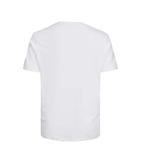 T-shirt Manches Courtes Motif/style Logo Homme Blanc Jack And Jones