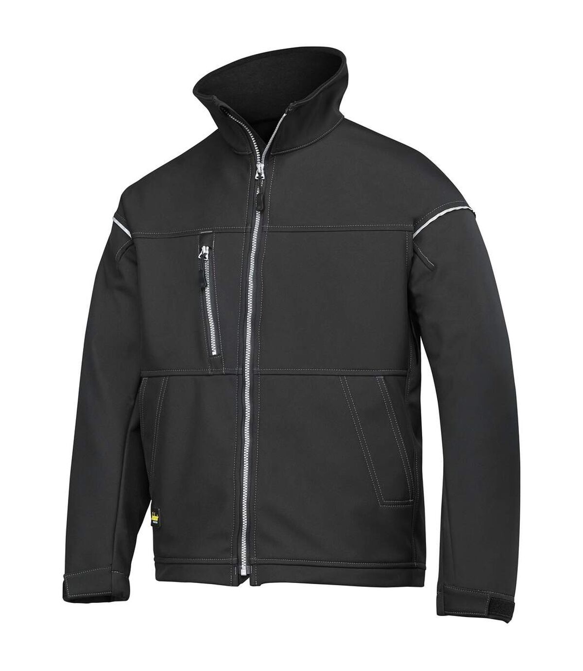 Snickers Mens Profiling Soft Shell Workwear Jacket (Black)
