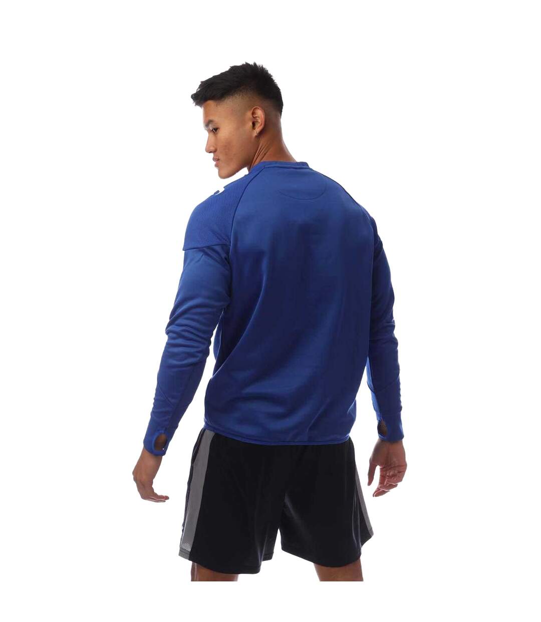 Mens Evolution Crew Neck Sweatshirt Blue Sondico-2