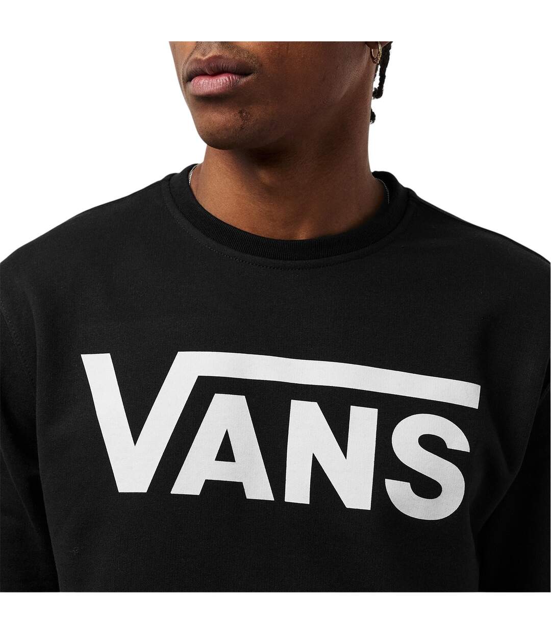 Unisex Adult Classic Iii Crew Neck Sweatshirt Black Vans-4