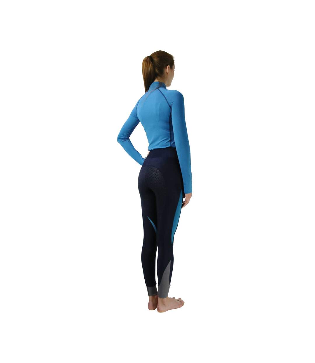 Haut thermique femme bleu Hy Sport Active-2