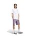 Mens Fleece Trefoil Sweat Shorts Purple Adidas-1