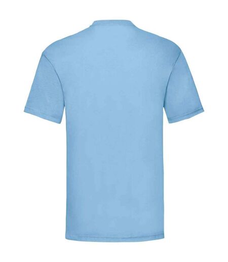 Mens valueweight t-shirt sky Fruit of the Loom