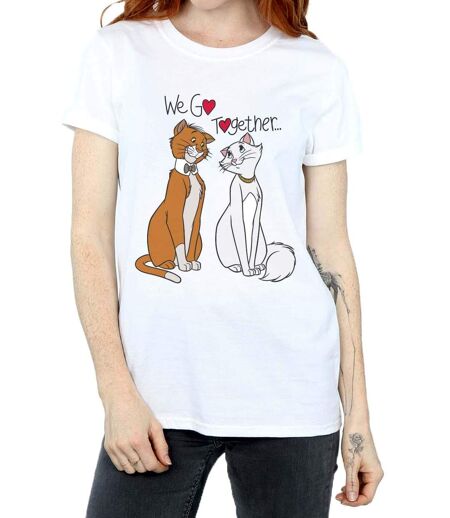 Disney - T-shirt THE ARISTOCATS WE GO TOGETHER - Femme (Blanc) - UTBI18318