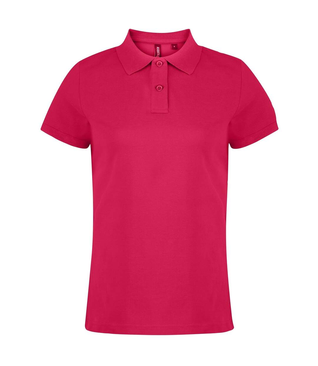 Asquith & Fox Womens/Ladies Plain Short Sleeve Polo Shirt (Hot Pink) - UTRW3472-1