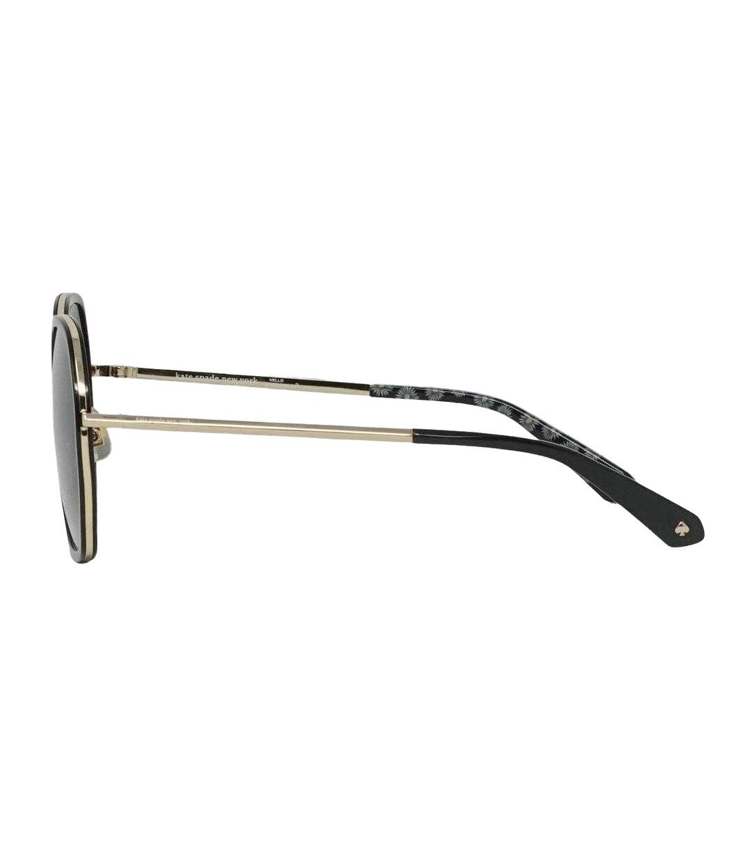Womens/ladies Isla Polarised Sunglasses One Size Gold Kate Spade-3
