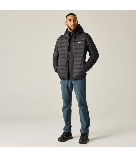 Doudoune Matelassée Marizion Homme Anthracite Jaune Regatta