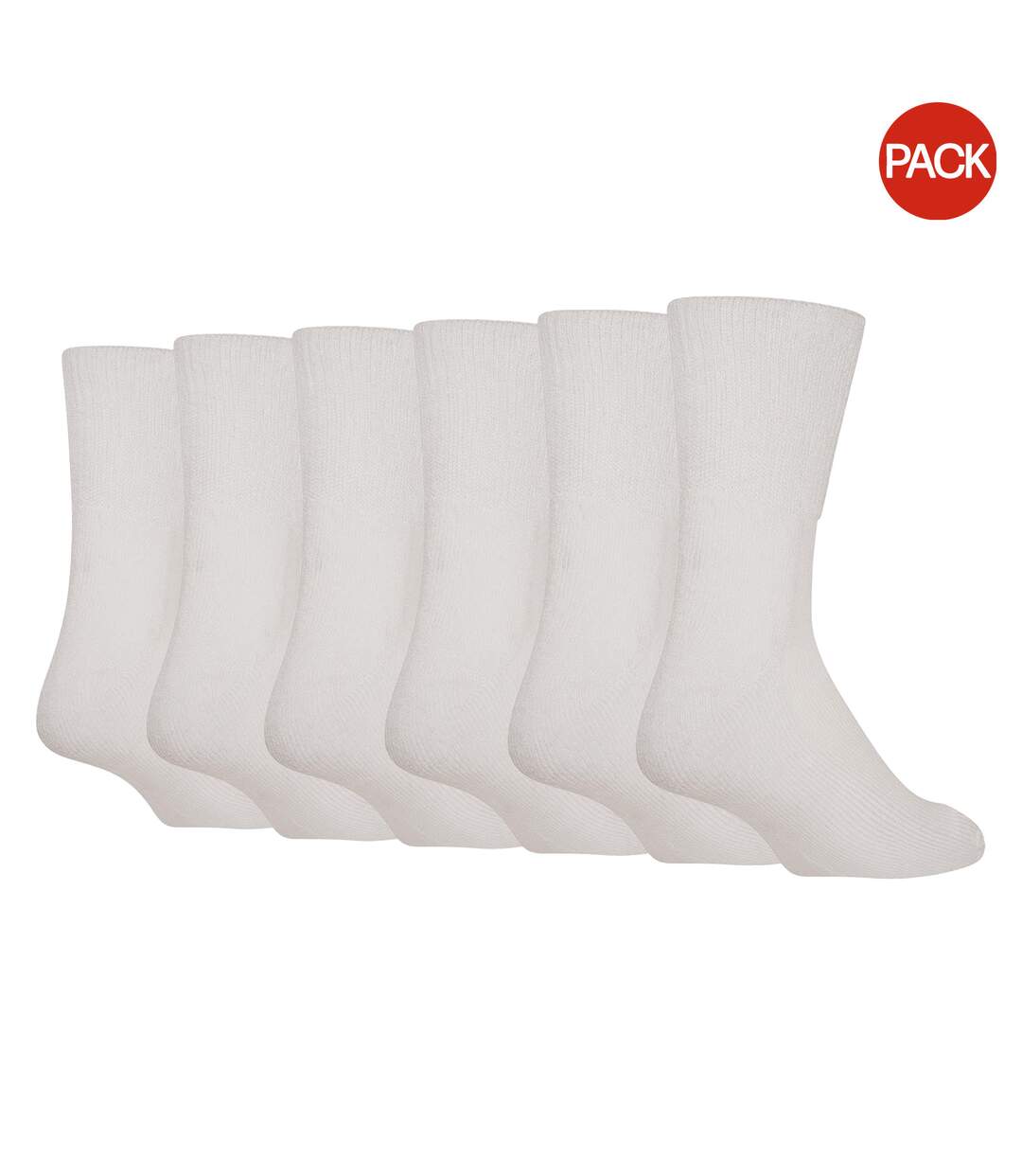 Chaussettes Diabétiques Homme Blanc Soxy-1