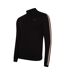 Dare 2B Mens Dutiful II Stripe Half Zip Sweatshirt (Black)