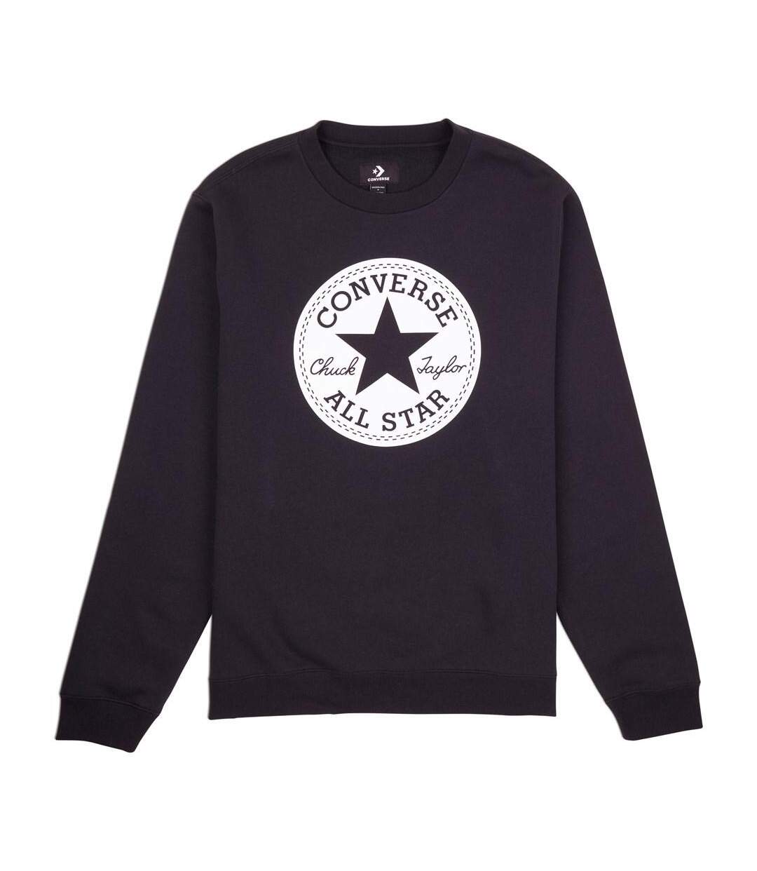 Sweat Noir Homme Converse Center Front Chuck Patch - M-1