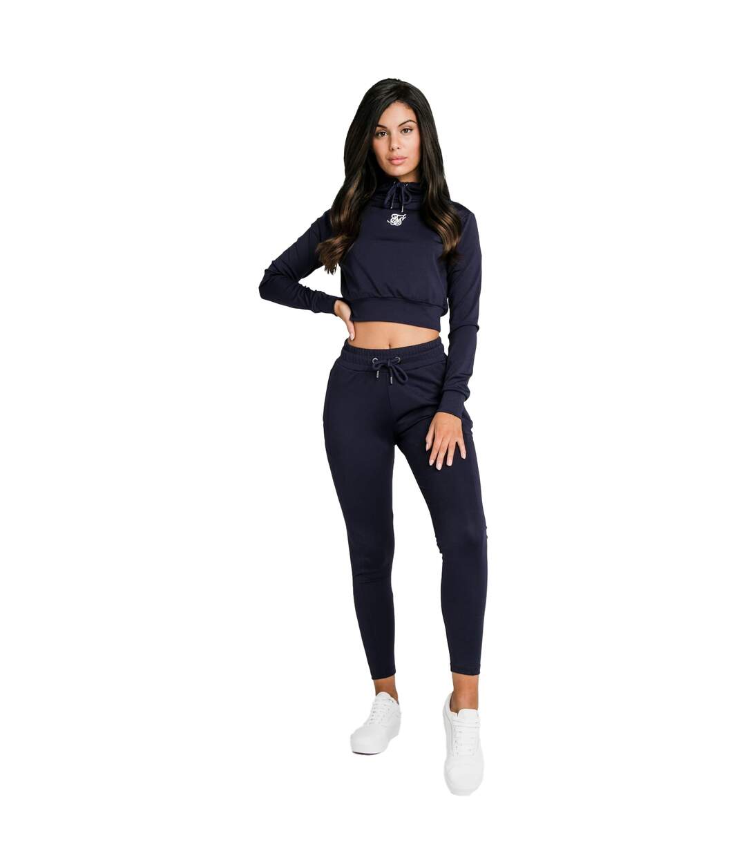 Haut de survêtement essentials femme bleu SikSilk-4