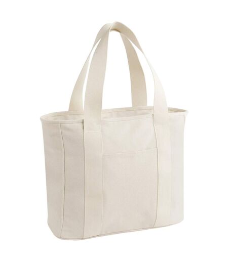 Canvas Tote Bag One Size Natural Bagbase