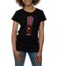 Disney - T-shirt CARS LIGHTNING MCQUEEN STRIPES - Femme (Noir) - UTBI13738-3
