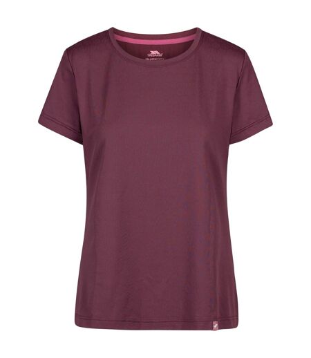 T-shirt mercy femme rhum raisin Trespass