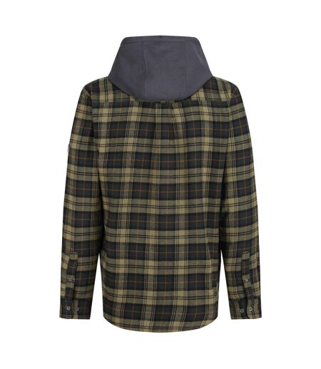 Mens Checked Jacket Dark Khaki Regatta Professional