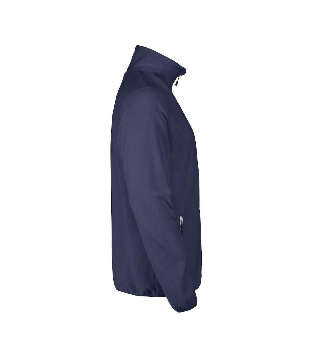 Mens Twohand Fleece Jacket Navy Printer RED-3