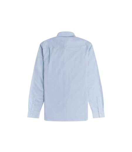 Chemise Motif/style Logo Brodé Homme Bleu Clair Fumée Fred Perry