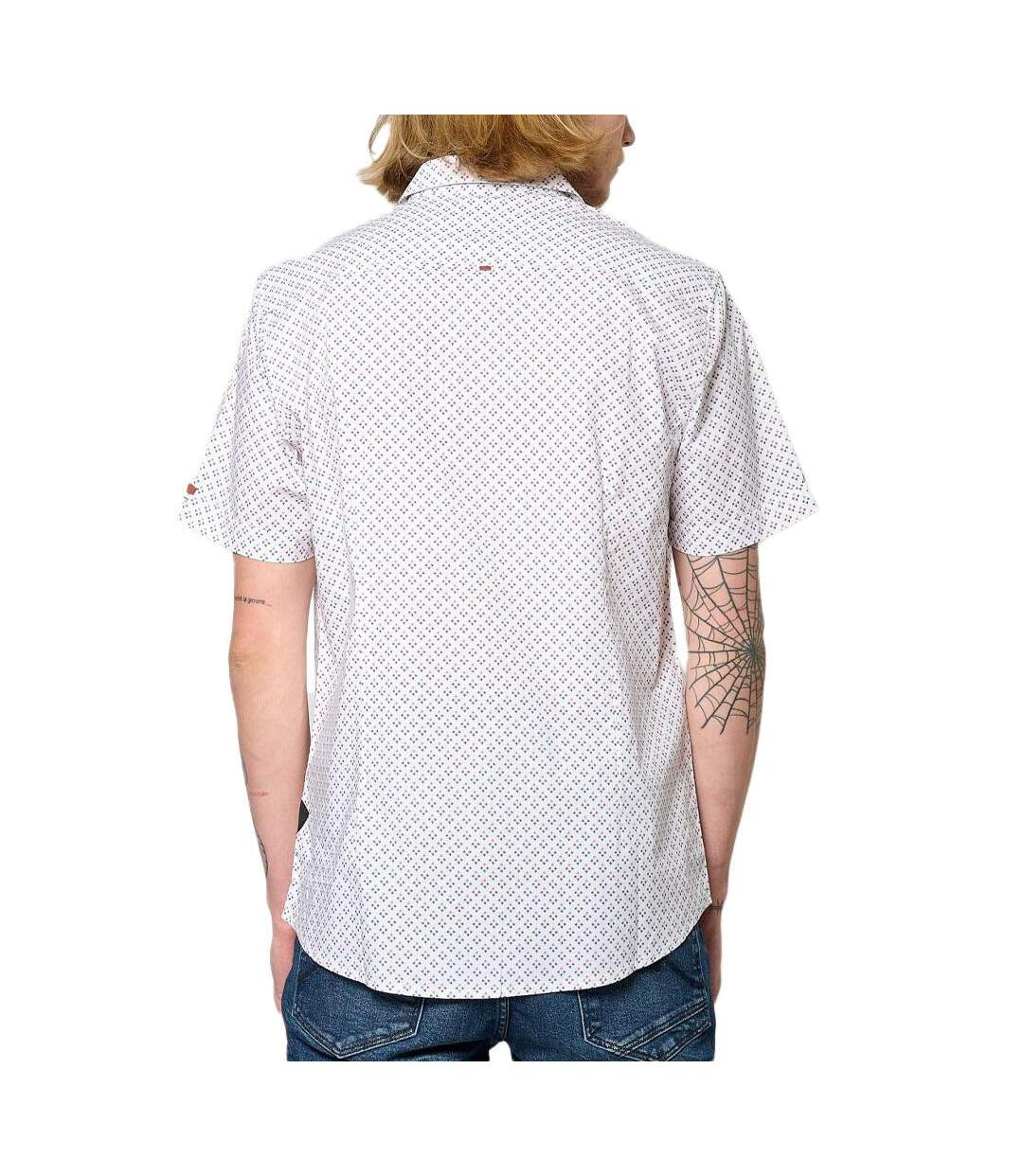 Chemise blanche à motifs homme kaporal kalon-2