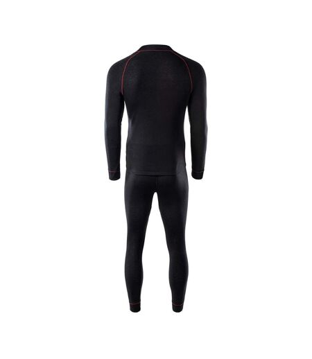 Ensemble Sous-vêtement Thermique Sorin Femme Noir Bordeaux Hi-Tec