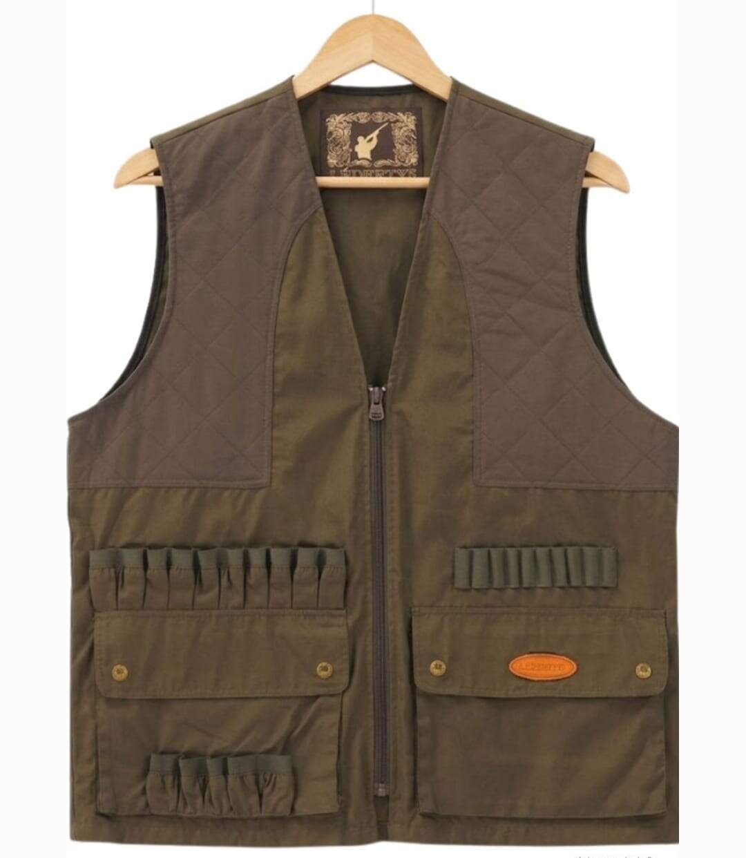 Gilet Traqueur LEDERTYS LY0208 – Robustesse Bi-Matière, Cartouchière et Liberté de Mouvement-2