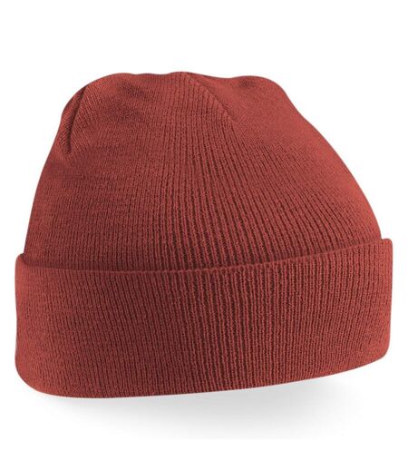 Beechfield Soft Feel Knitted Winter Hat (Rust) - UTRW210