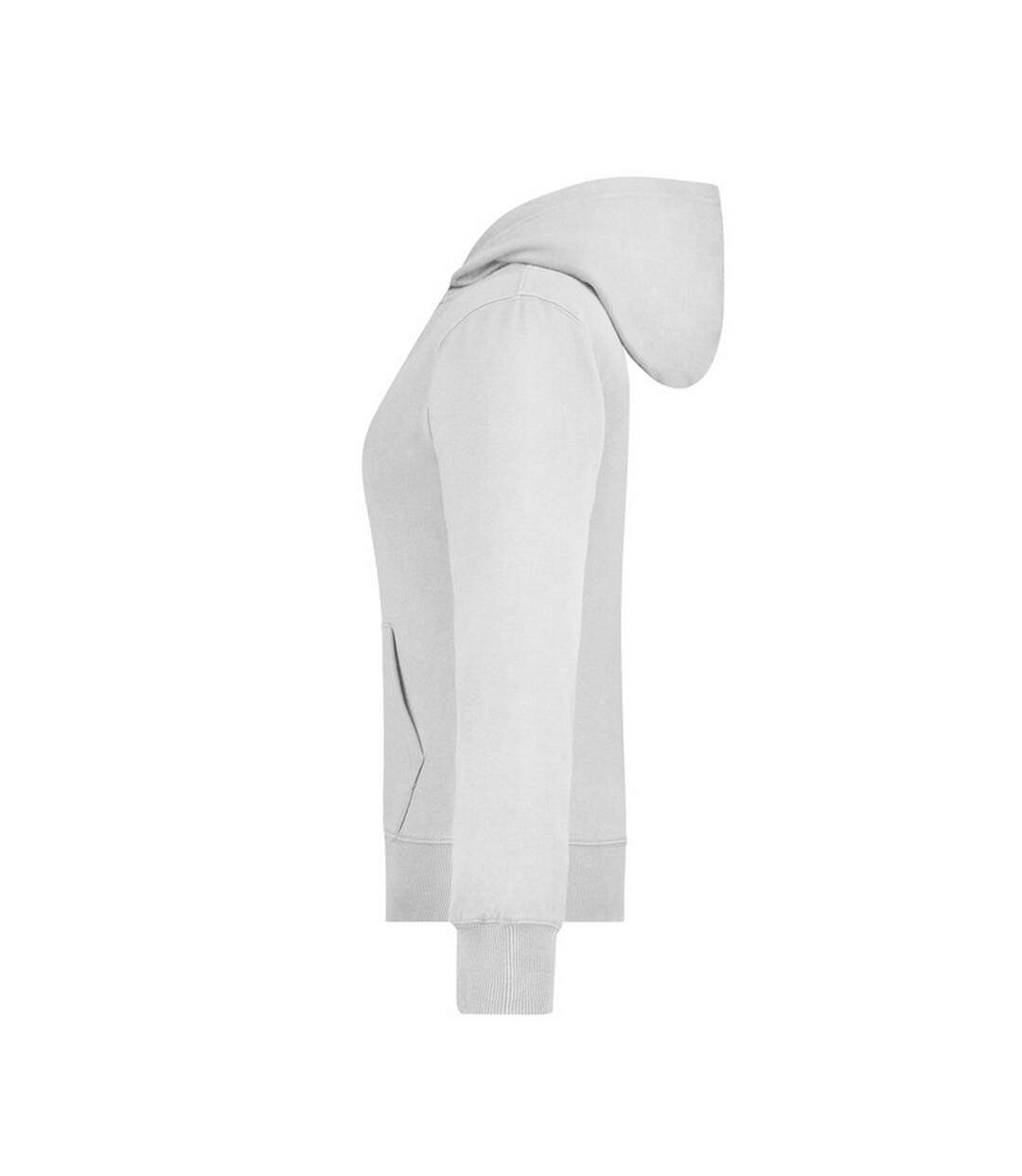 Veste À Capuche Femme Blanc James And Nicholson-3