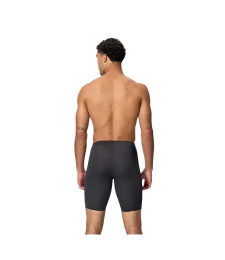 Mens Hyperboom Stripe Logo Jammer Shorts Black Red Speedo