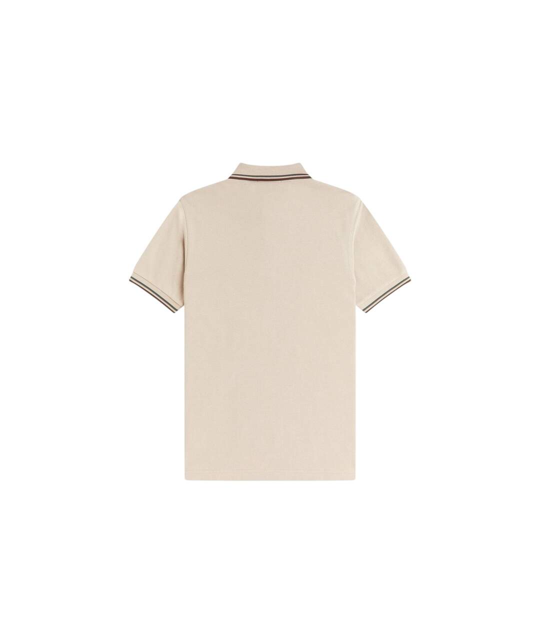 Mens Twin Tip Polo Shirt Warm Beige Fred Perry-3