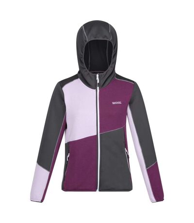 Veste polaire walbury femme gris phoque / violet coucher de soleil / lilas pâle Regatta