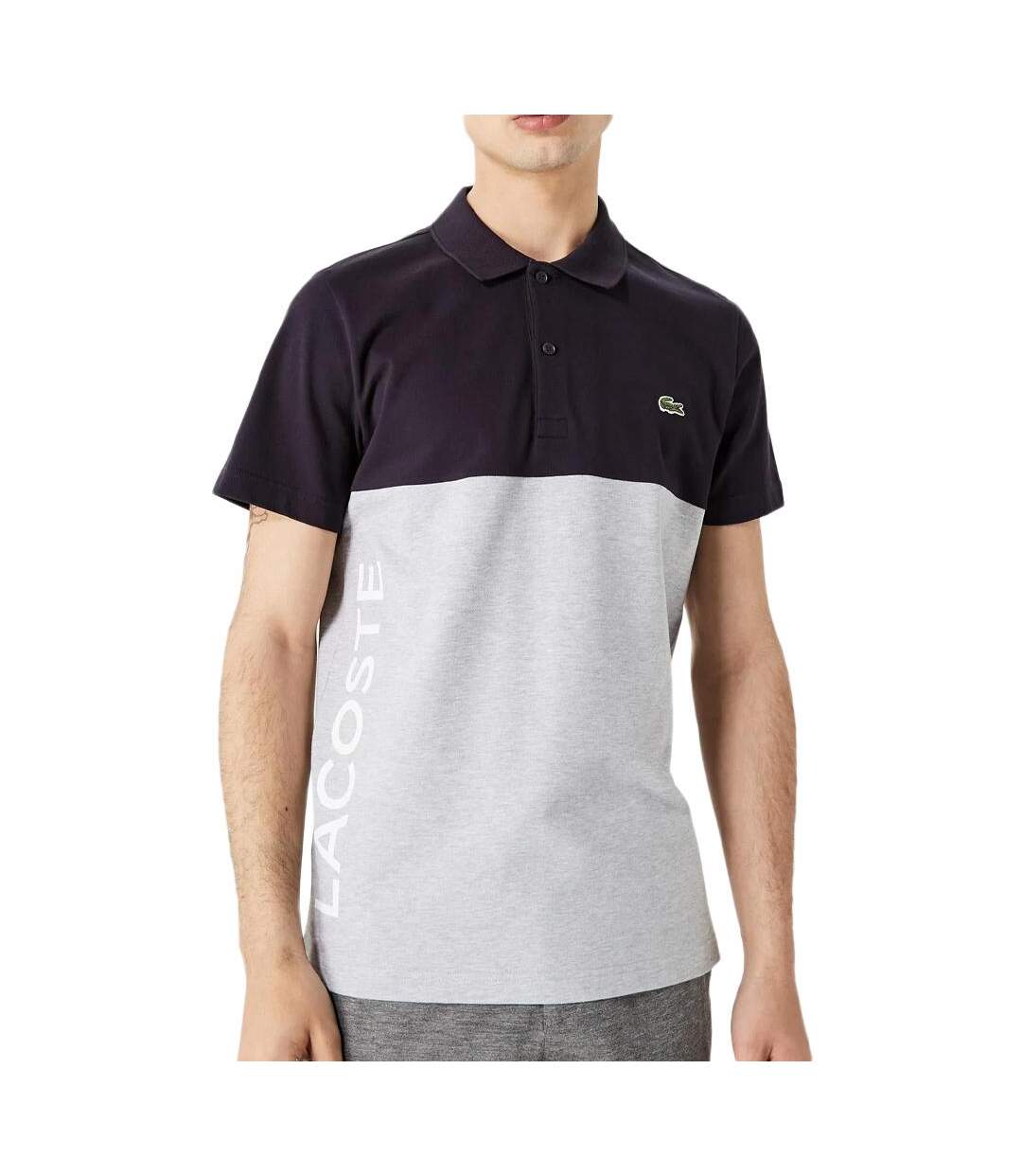 Polo Gris/Noir Homme Lacoste PH8365 - S-1