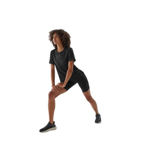 Womens/ladies Quick Dry Oversized Training T-shirt Black 4F