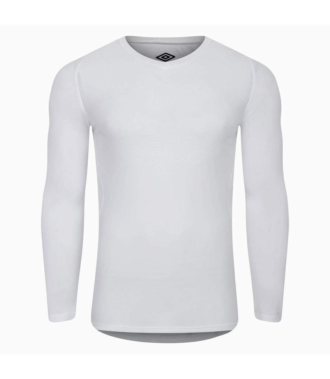 Mens pro long-sleeved base layer top white Umbro-1