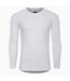 Umbro Mens Pro Long-Sleeved Base Layer Top (White) - UTUO2151