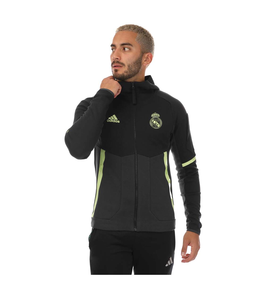 Veste anthem homme noir Adidas-1