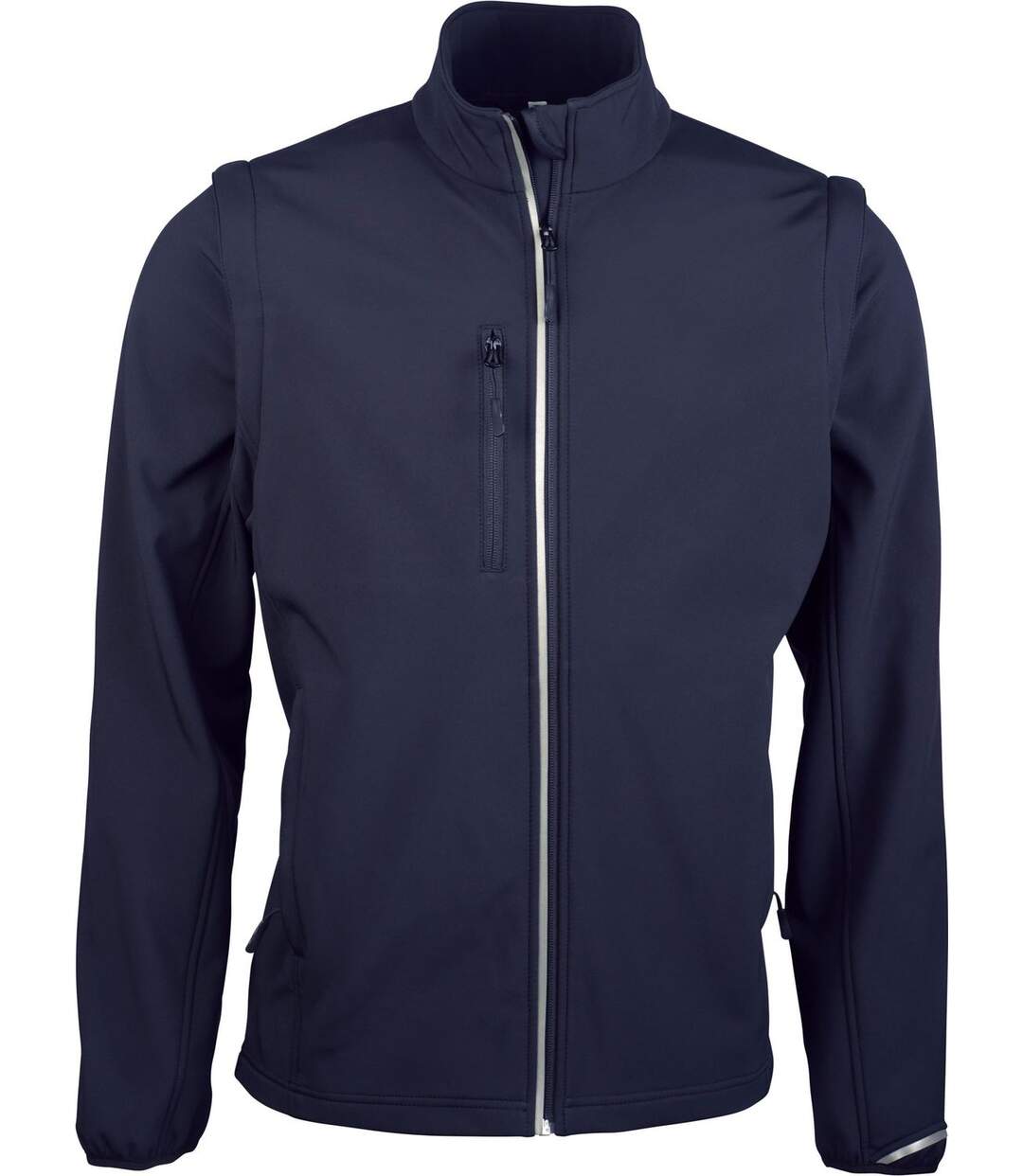 Veste softshell manches amovibles PA323 - bleu marine - homme-2