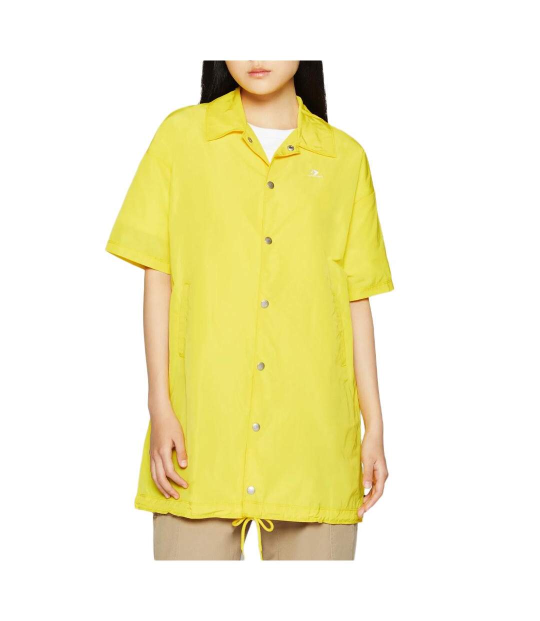 Robe jaune femme converse andover-1