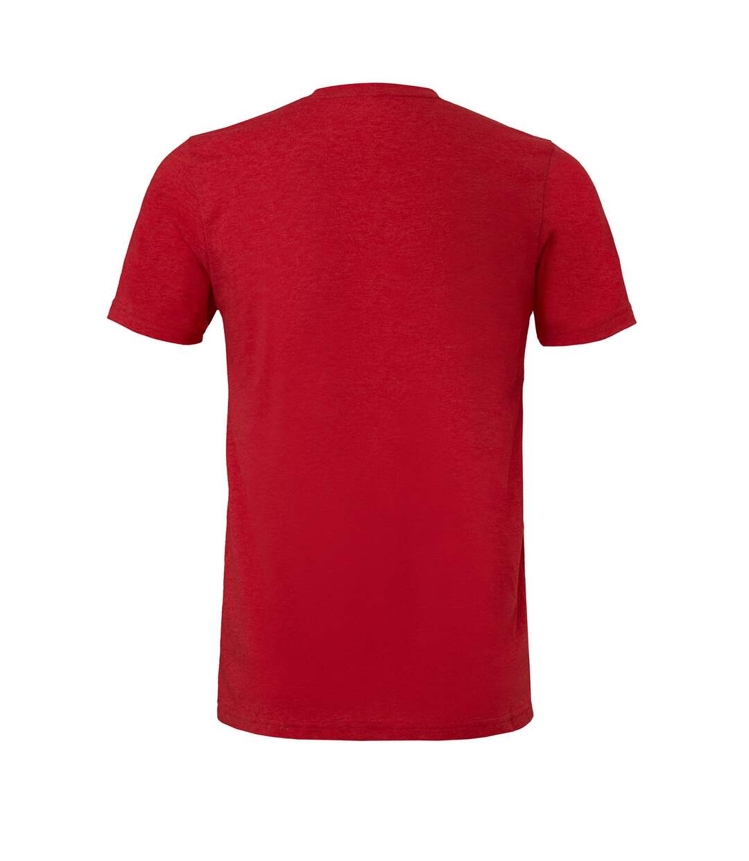 Canvas Triblend T-shirt À Manches Courtes Homme Rouge Bella + Canvas-2