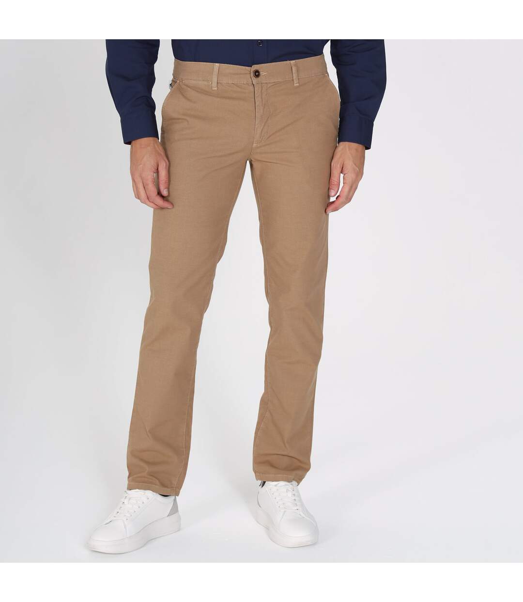 Pantalon chino coupe regular en coton POWEL