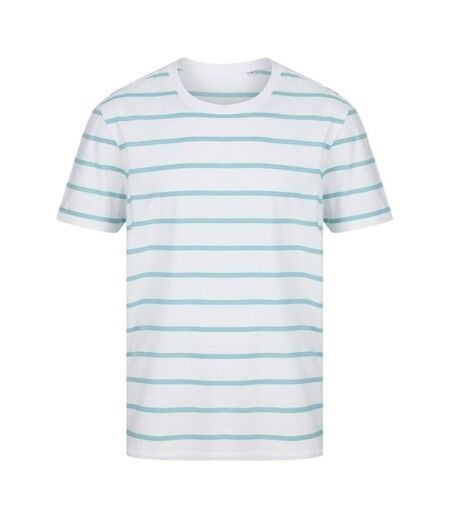 T-shirt homme blanc / outremer clair Front Row