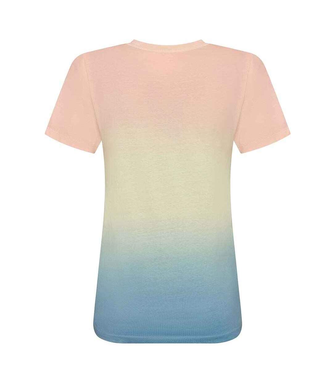 T-shirt adulte orange / jaune / bleu Awdis-2