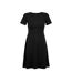 Robe Mi-longue Camille Femme Noir Sombre NEOBLU-1