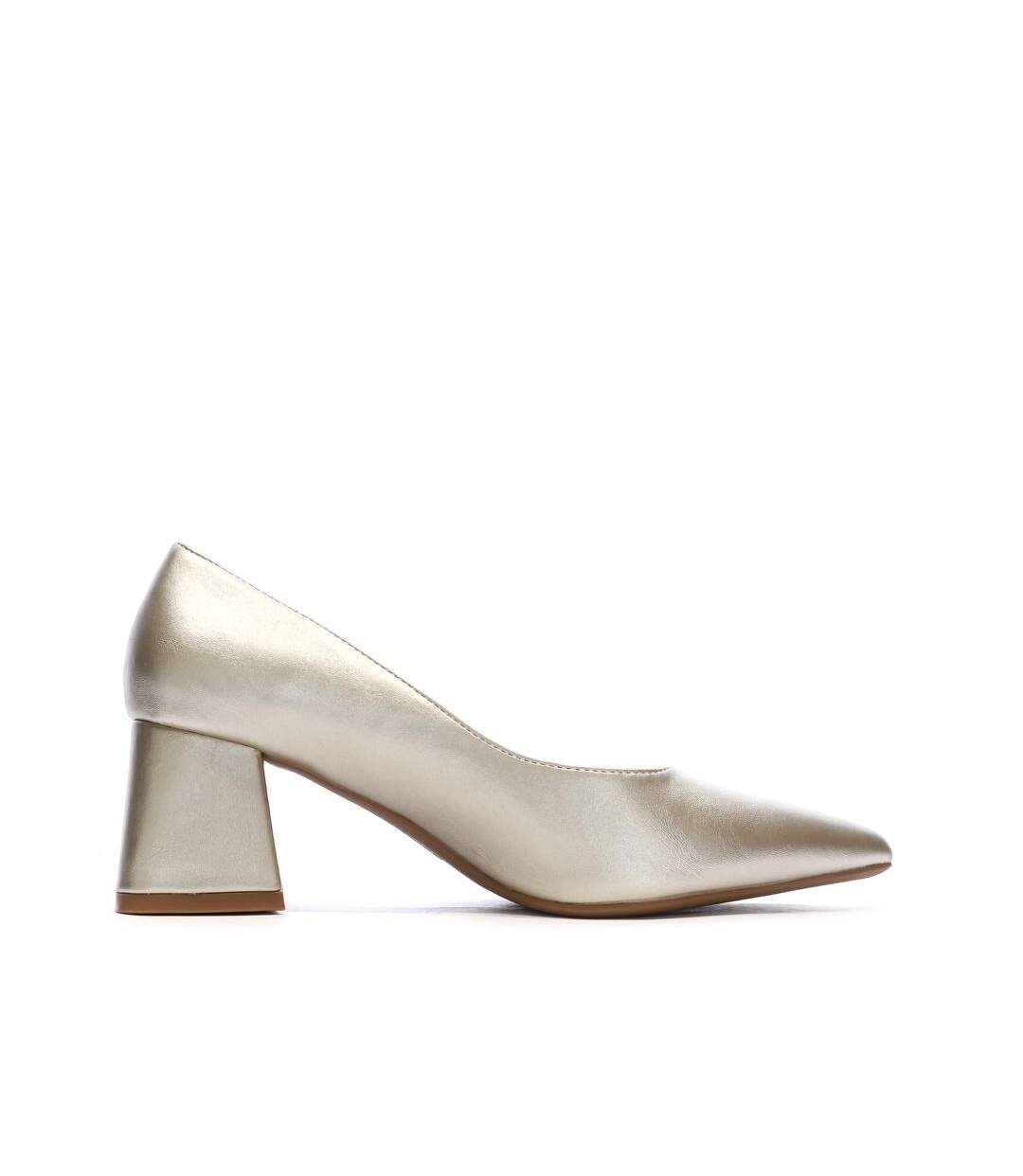 Escarpins dorées femme refresh 175078-2
