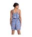 Womens/ladies ada playsuit light blue Animal-2