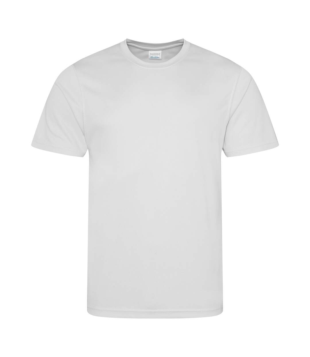 Just Cool Mens Performance Plain T-Shirt (Ash)