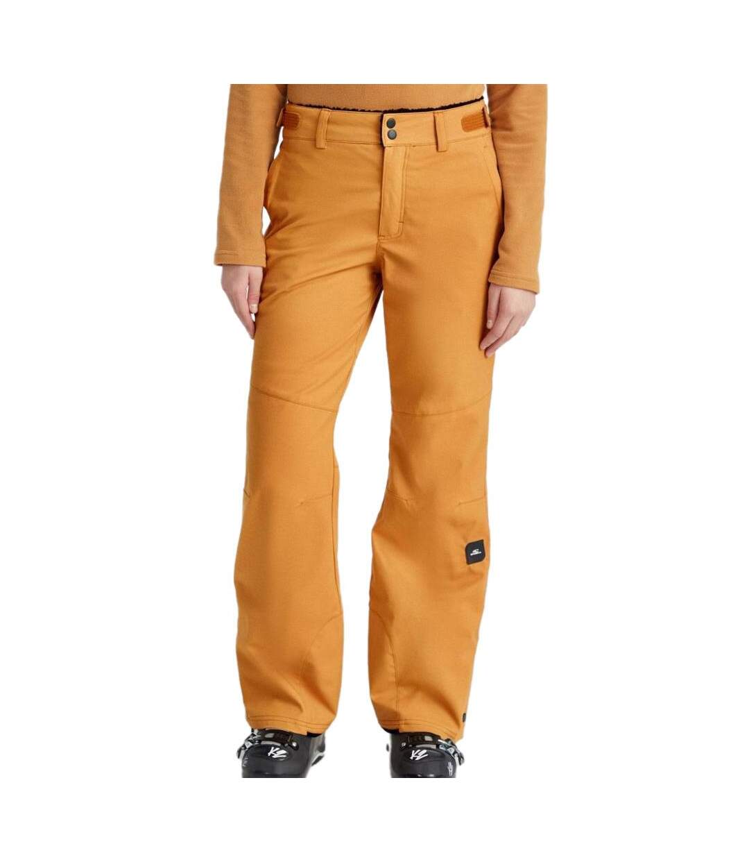Pantalon de ski moutarde femme o'neill star-1