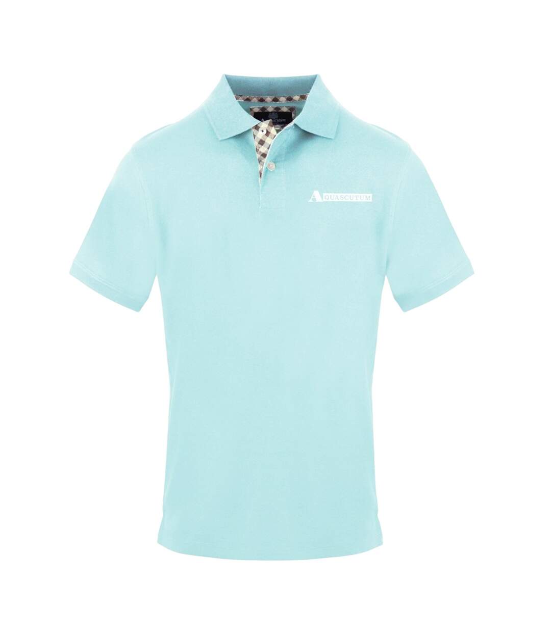 Polo Motif/style Logo Homme Bleu Ciel Aquascutum-1